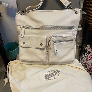 New Fossil Leather Shoulder Bag